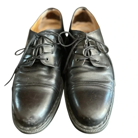 Bacco Bucci Men's Black Leather‎ Oxford Dress Shoes Size 9 1/2