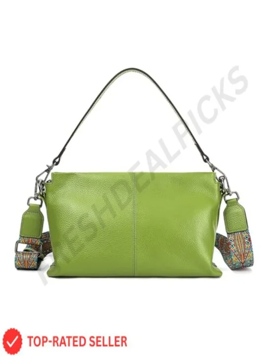 Genuine Leather Crossbody Bag Women Small Hobo Purse
