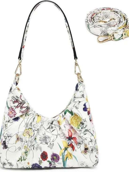Stylish Ruched Hobo Handbag for Women | Retro Shoulder & Crossbody Purse with