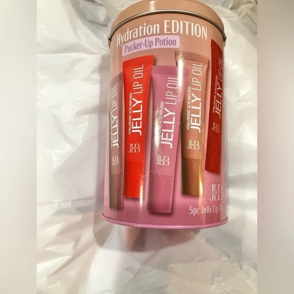 5piece Pucker up potion hydrating hyaluronic acid‎ infused jelly lip oil new