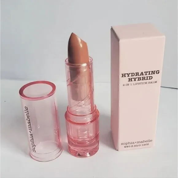Sophia and Mabelle hyrdating hybrid 2 in 1 lipstick balm