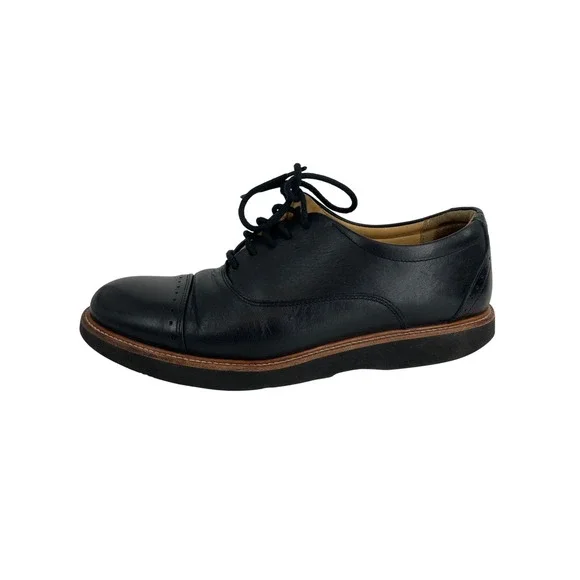 Samuel Hubbard Market Cap Oxford Mens 8.5 M Black Excellent Vibram Sole Derby