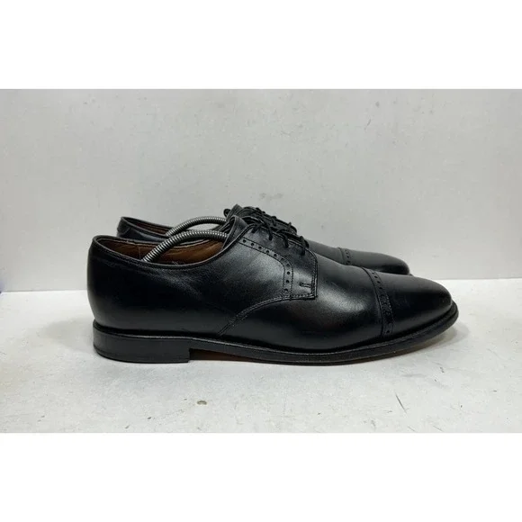 Allen Edmonds 3308 Clifton Cap Toe Oxford Men's Size 12 D Black Leather USA