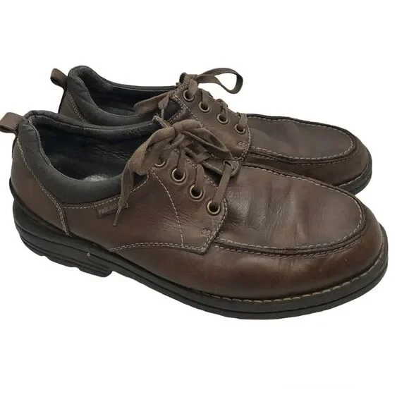 Pikolinos Mens Leather Lace Up Shoes Size EUR 43 US 9.5-10 Brown‎ Casual Dress