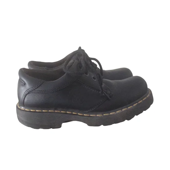 Dr.‎ Marten's oxfords men's 8 black Iconic yellow stitching Grunge Hipster Punk