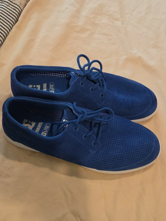DC Shoes Blue Suede Casual Lace-Up Shoes