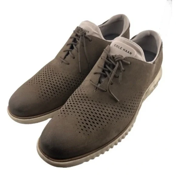 Cole Haan‎ OriginalGrand Brown Perforated Oxford Shoes Men's Zerogrand Casual