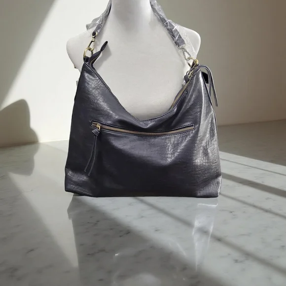 NWT  Joy Susan Slouchy Vegan Hobo Bag