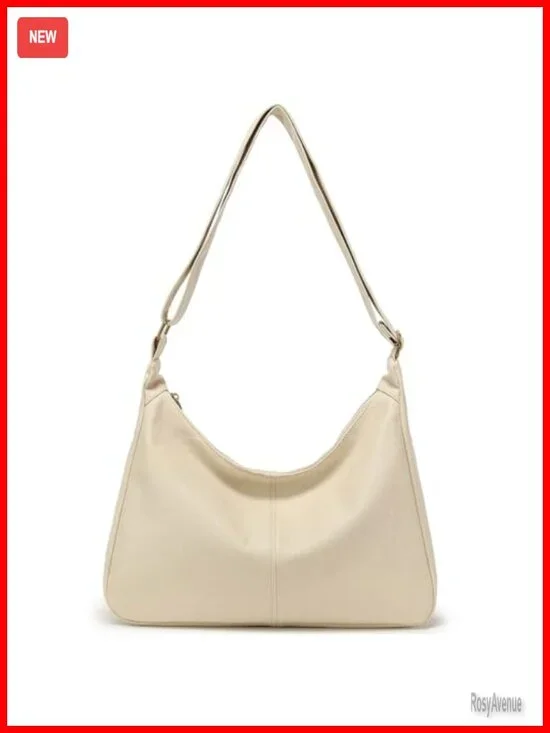 Ultra-Soft Vegan Leather Slouchy Hobo Bag Women Shoulder Tote