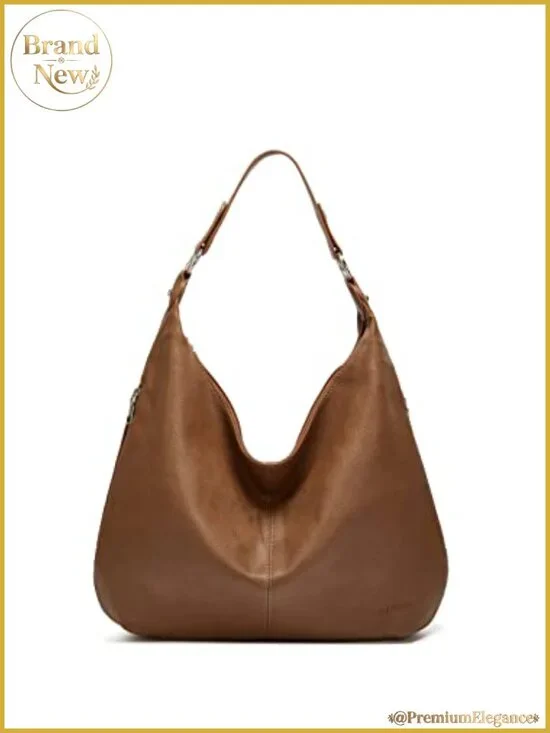 Women Soft Faux Leather Slouchy Hobo Shoulder Purse Zipper