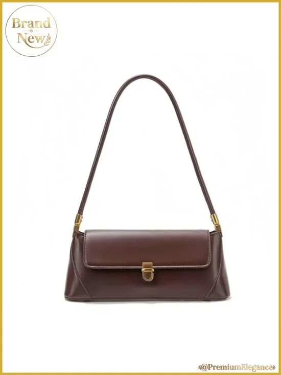 Vegan Leather Small Hobo Shoulder Bag with Gold Hardware