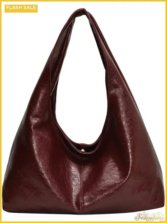 Slouchy Hobo Tote Bag for Women Faux Leather Work Bag
