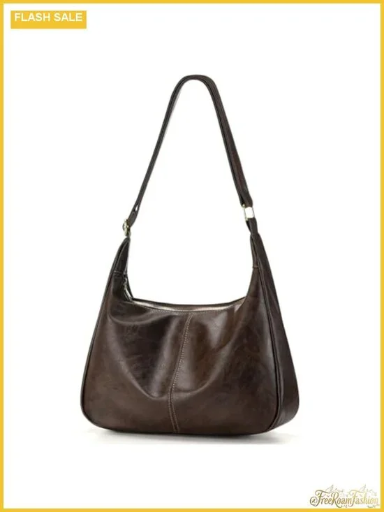 Women's Hobo Bag Soft Slouchy Shoulder Purse Adjustable Strap PU Leather