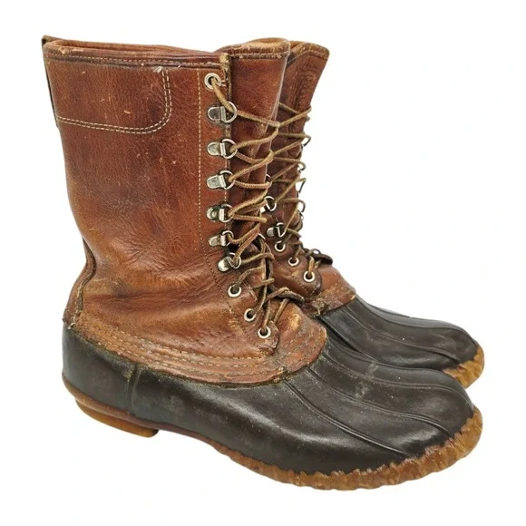 Vintage‎ LL Bean Boots Mens 11 M Gore-Tex Thinsulate Maine Hunting Made in USA