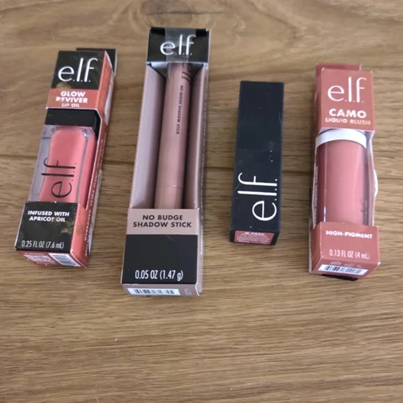 e.l.f. Makeup Set - Lip Oil Shadow Stick  Lipstick And‎ Blush