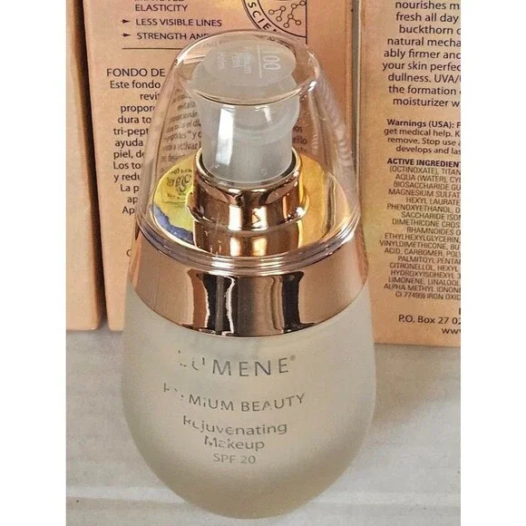 Lumene Rejuvenating Makeup Foundation Liquid Base Mature Skin 100 Premium Pearl