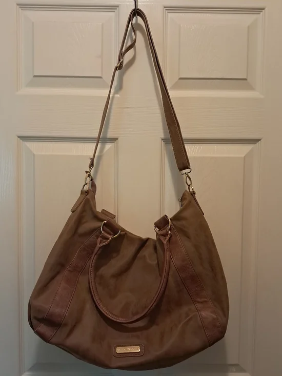 Steve Madden Women's‎ Brown Hobo Shoulder Crossbody Bag