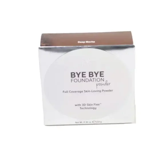 IT Cosmetics Bye Bye Foundation Hydrating‎ Powder Deep Mocha Full Coverage Skin