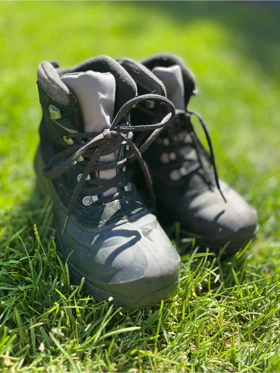 Mens Black Sorel Outdoor Lace-Up Boots