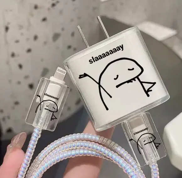 Slaaaaay iPhone Charger Cover Cable Protectors P82