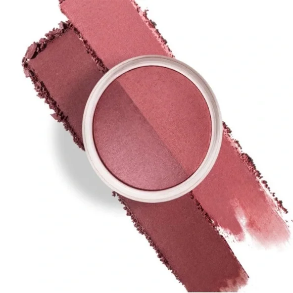 BNIB Dibs Baked Blush Duo Compact In Backstage NIB