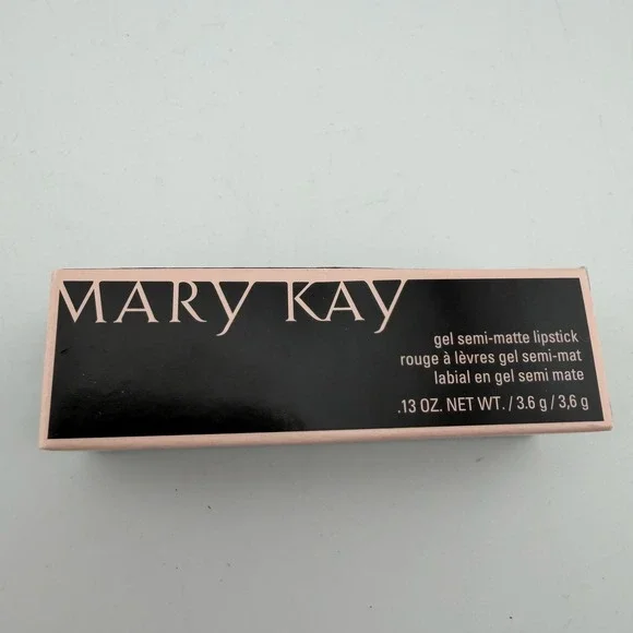 Mary Kay Gel Semi-Matte Lipstick 0.13oz‎ Blush Velvet NIB Long-Wear Pink 157977