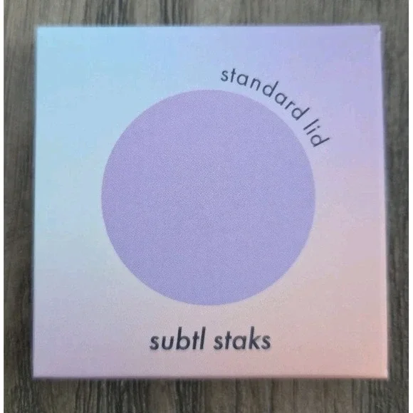 NIB Subtl Beauty Stak Standard Lid Purple