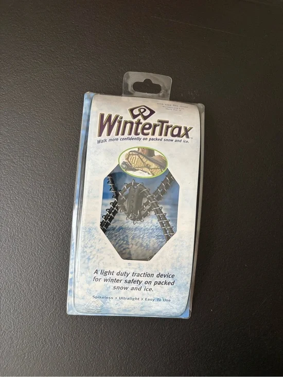 NIB WinterTrax Ice & Snow Shoe Traction Cleats-One Size fits most