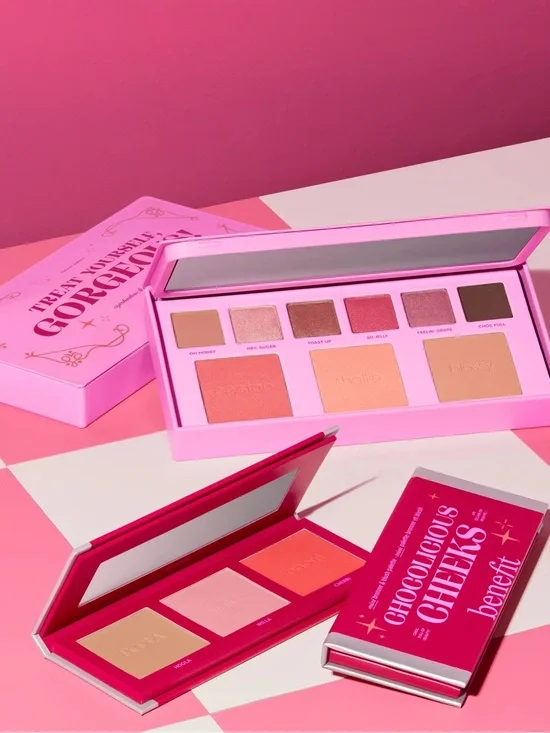 BENEFIT LIMITED EDITION CHOCOLICIOUS CHEEKS BRONZER & BLUSH PALETTE