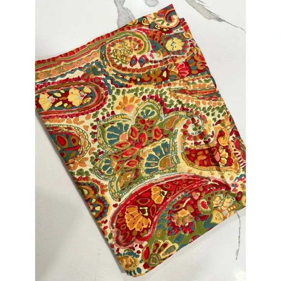 Pottery Barn Paisley Cotton Standard Sham Pillow Case‎ Pillowcase Mosaic