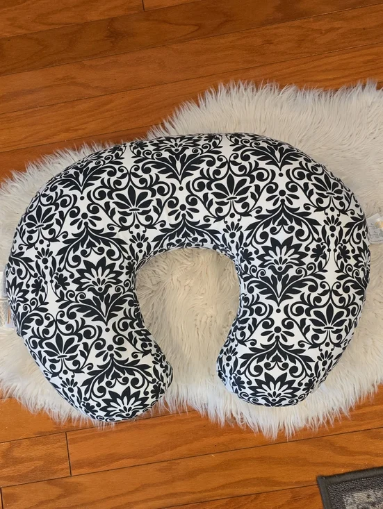 Boppy Black and White Damask Nursing Pillow