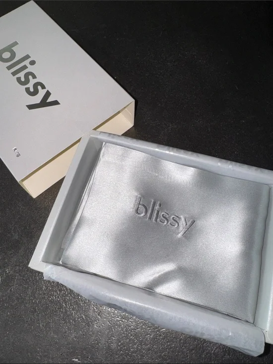 Blissy King Size Silk Pillowcase NIB