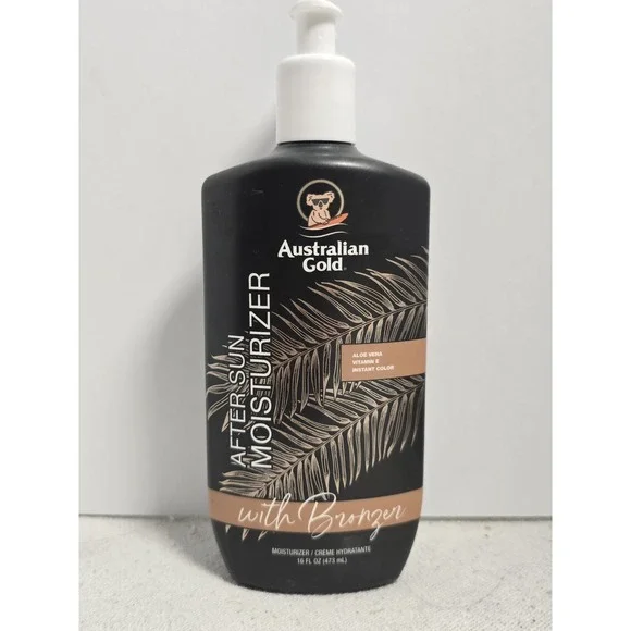 Australian Gold After Sun Moisturizer with‎ Bronzer Lotion, 16 fl oz
