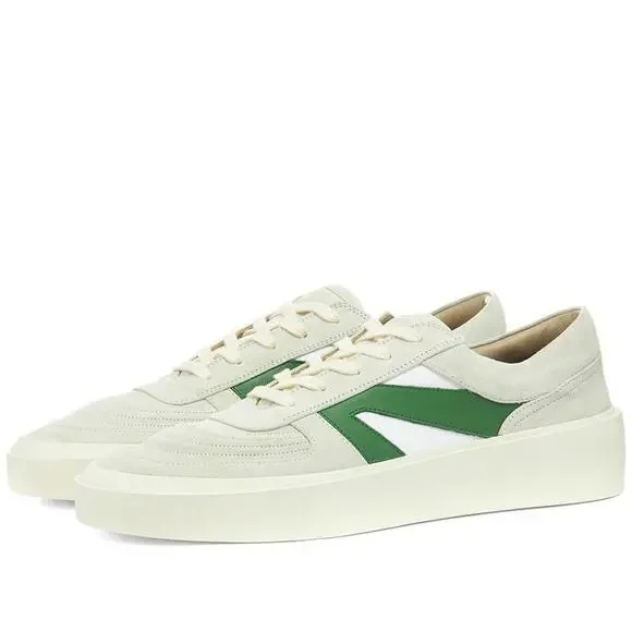 Fear of GOD ‘Skate’ Gray Suede/Green Leather Low-Top Sneakers 44EU/11US $580.00