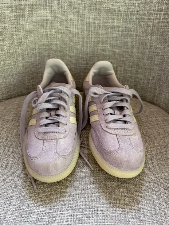 Adidas Samba Suede Lavender Purple Sneakers – Size 6