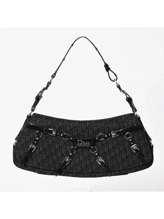 Dior Bondage Bag Trotter Pattern Galliano