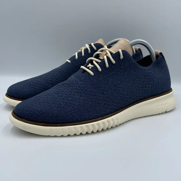 Cole Haan 2.ZEROGRAND Stitchlite Knit Men's 9M Wingtip Oxford Grand.OS Shoes