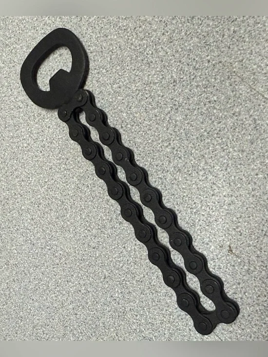 Bottle Opener - Recycled Bike Chain Bottle Opener