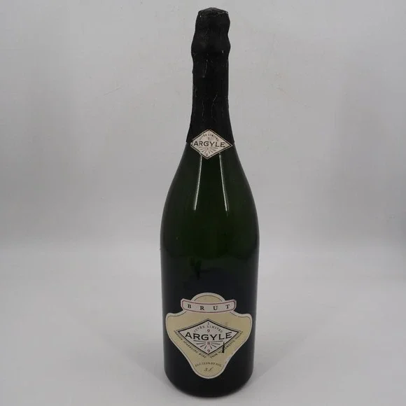 Argyle Brut Oregon Sparkling Wine 3L Empty Bottle 1989 Willamette Valley Green