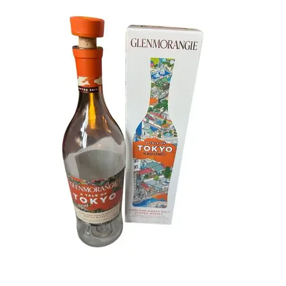 Glenmorangie A Tale of Tokyo‎ Empty Bottle & Box Limited Edition Whisky Barware