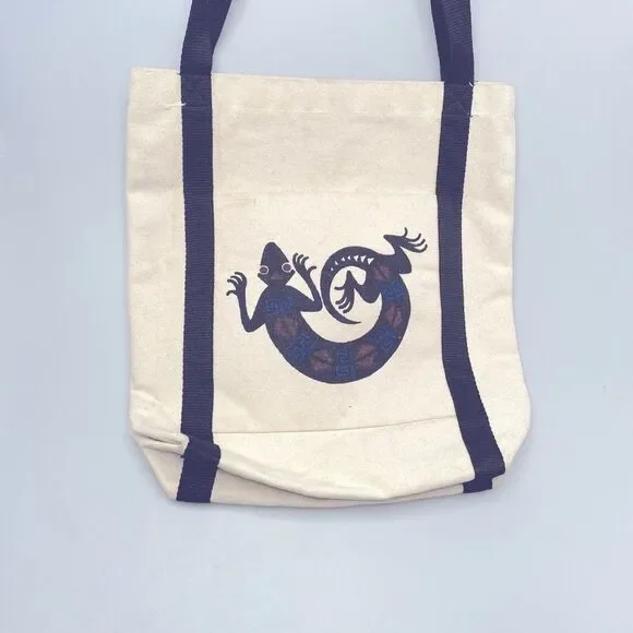 GECKO CANVAS Tote BAG 100% Cotton 14