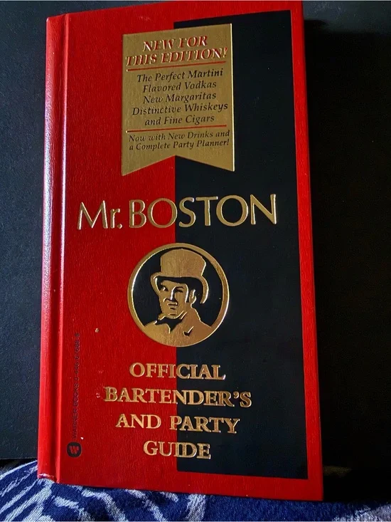 Official Mr Boston Bartender's and Party Guide - Red/Black