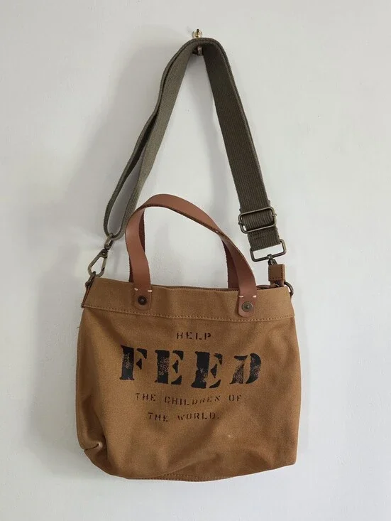 FEED The Children of the World Canvas Purse