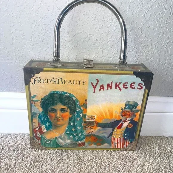 Vintage Cigar Box Purse Gently Loved- EVC