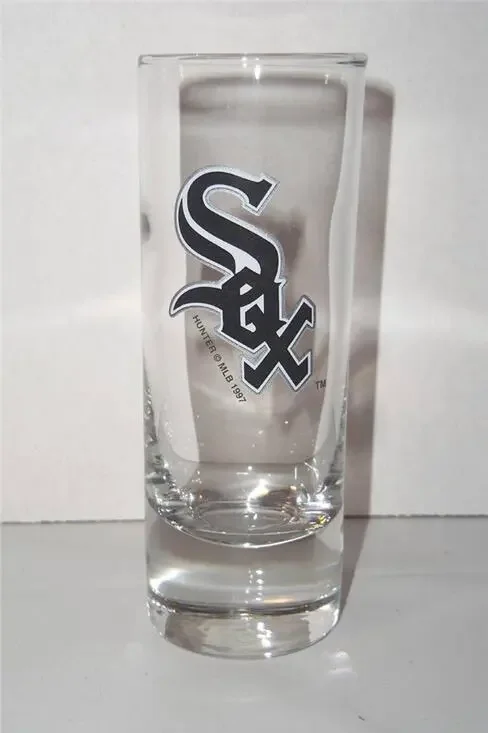 White Sox Black MLB Baseball Hunter 1997 Shot Glass -071409
