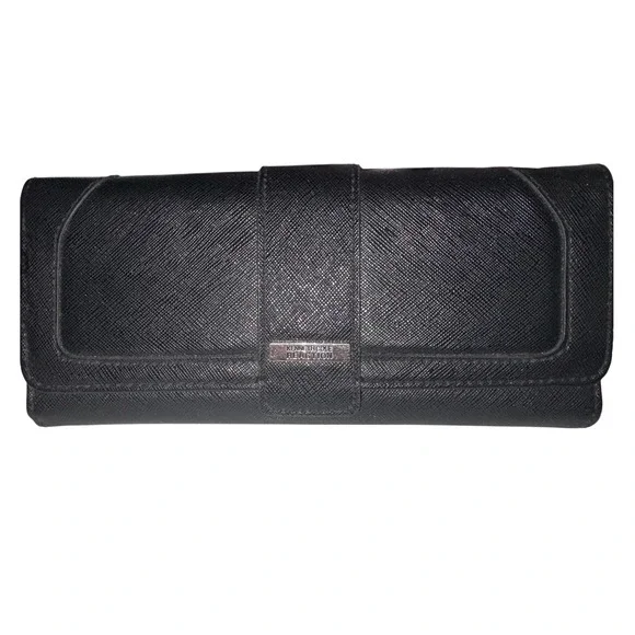 Kenneth Cole Reaction Black Saffiano Leather Clutch Wallet‎ – 9