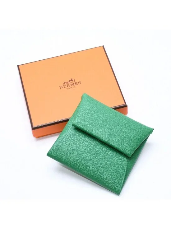 Hermes Wallet Coin Purse Bastia Azap Green