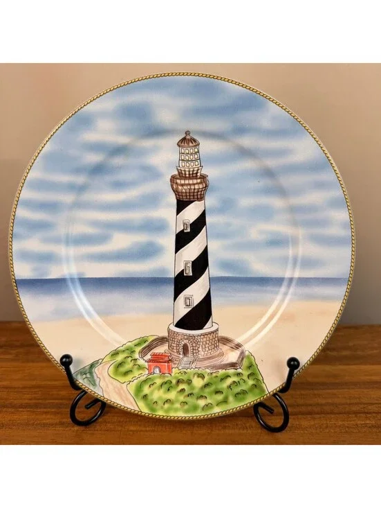 Royal Norfolk Lighthouse Decorative Ceramic Plate 7.5