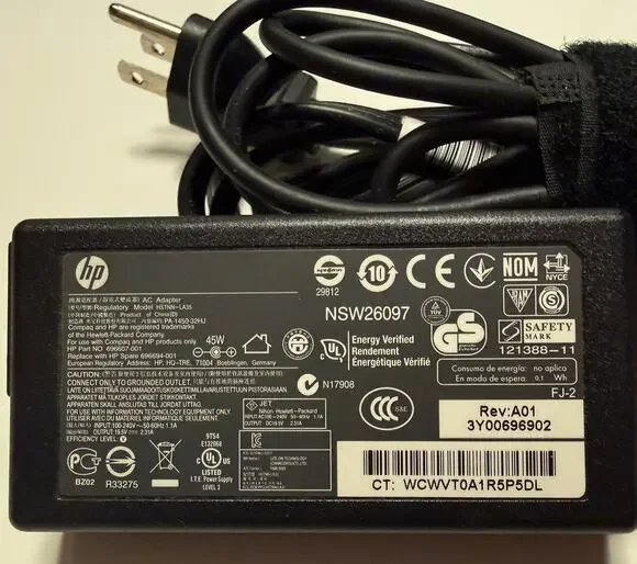 Genuine 45W HP Laptop Charger AC Power Adapter 45W. NSW26097. 19.5V