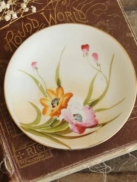 Vintage Antique 1900s Plate, 6